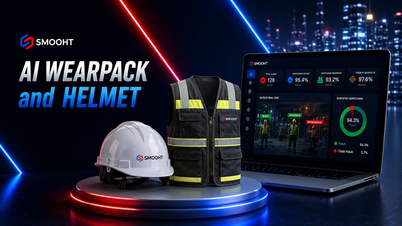 SMOOHT AI Wearpack and Helmet Detection