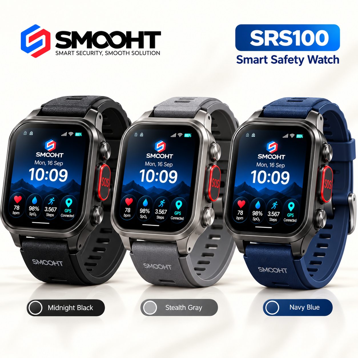 SMOOHT Smart Safety Watch